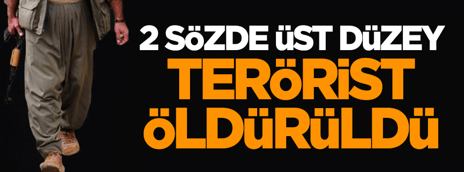 2 sözde üst düzey terörist öldürüldü