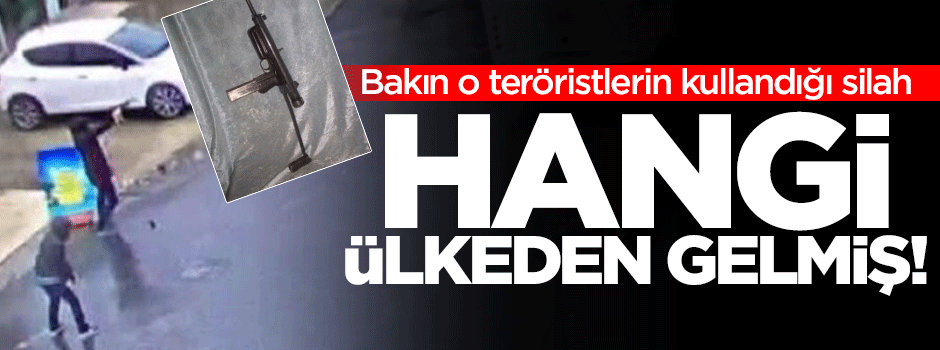 2 teröristin silahları Çek yapımı CZ-25