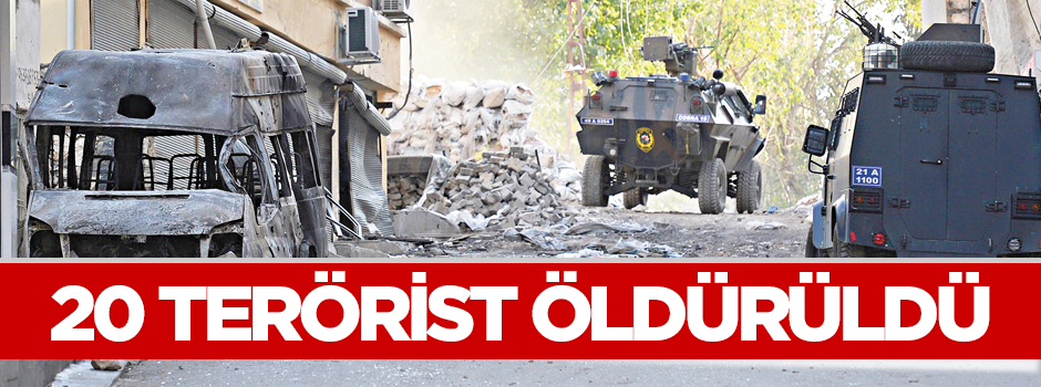 20 terörist öldürüldü