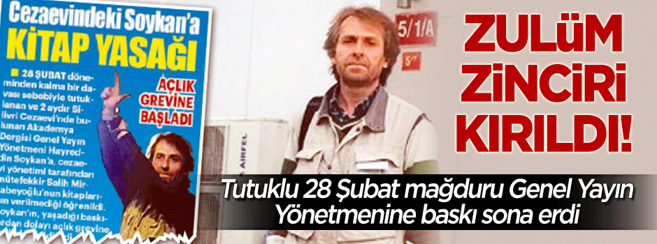 Hayreddin Soykan kitaplarına kavuştu