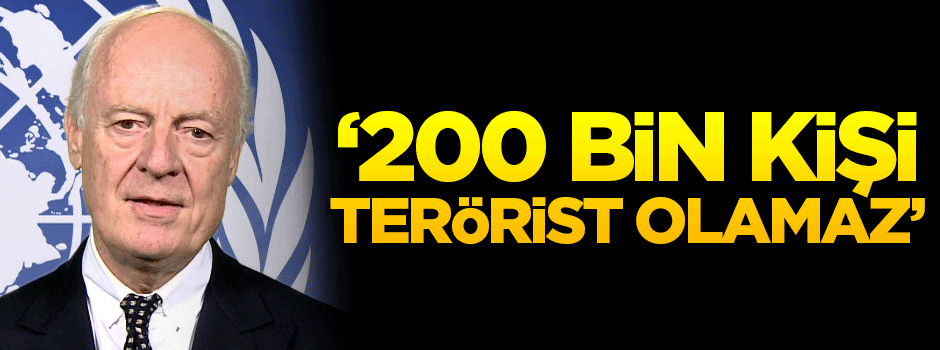 '200 bin kişi terörist olamaz'