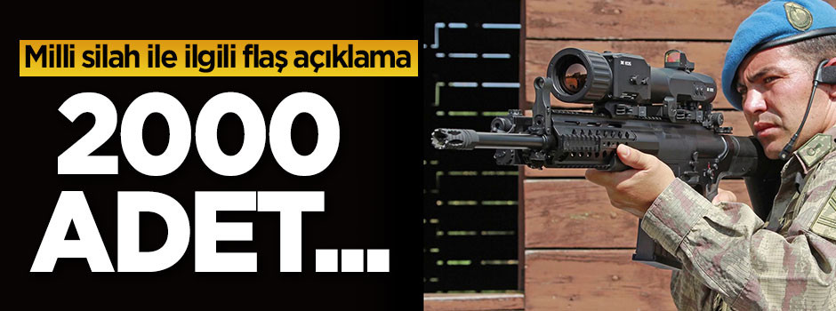 2000 adet MPT-76 komandolara verildi