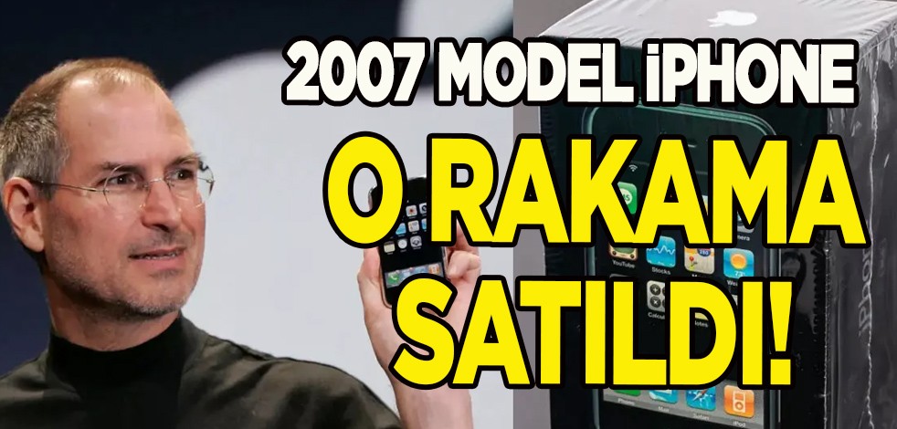 2007 model iPhone bakın ne fiyata satıldı! Almak için herkes birbirine girdi: Rakamı duyan şok olacak