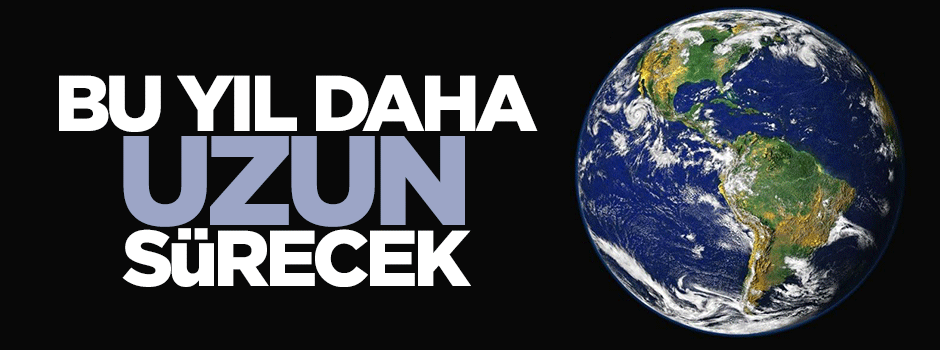 2015 yılı 1 saniye daha uzun sürecek