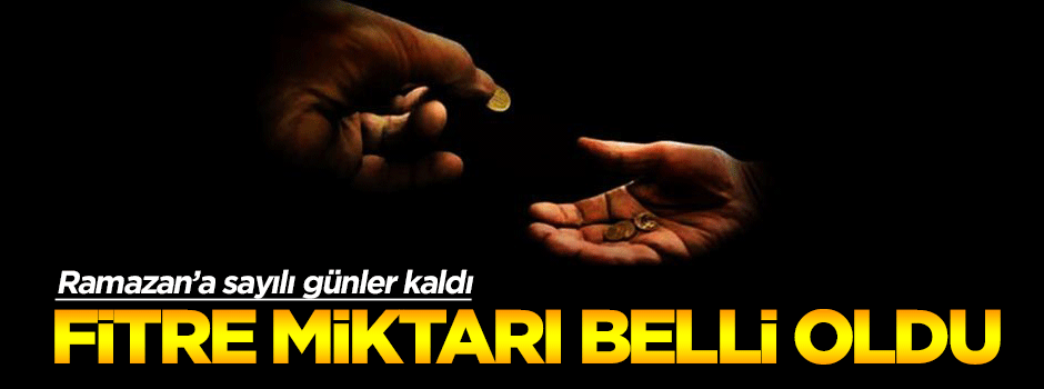 2016 yılı fitre miktarı belirlendi