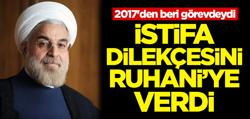 2017'den beri görevdeydi! İstifa dilekçesini Ruhani'ye verdi