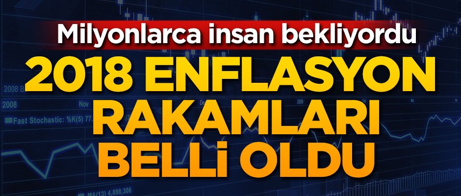 2018 enflasyon rakamları belli oldu