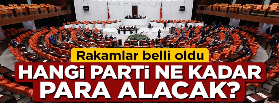 2018 yılında hangi parti ne kadar para alacak?