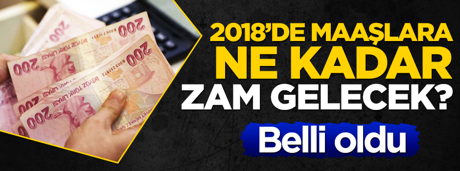2018'de maaşlara hangi sektörde ne kadar zam gelecek?
