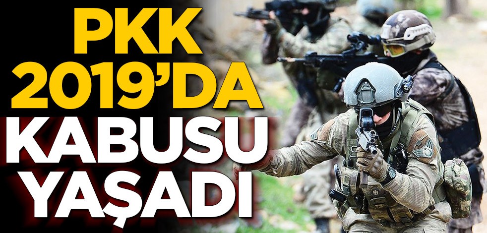 2019’da 134 üst düzey PKK’lı öldürüldü
