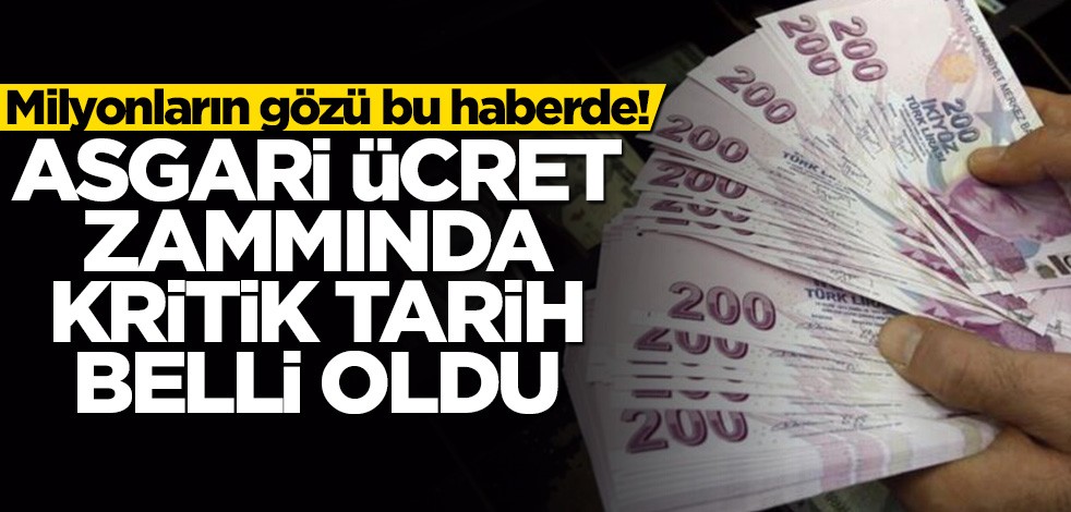 2020 asgari ücret zammında kritik tarih belli oldu