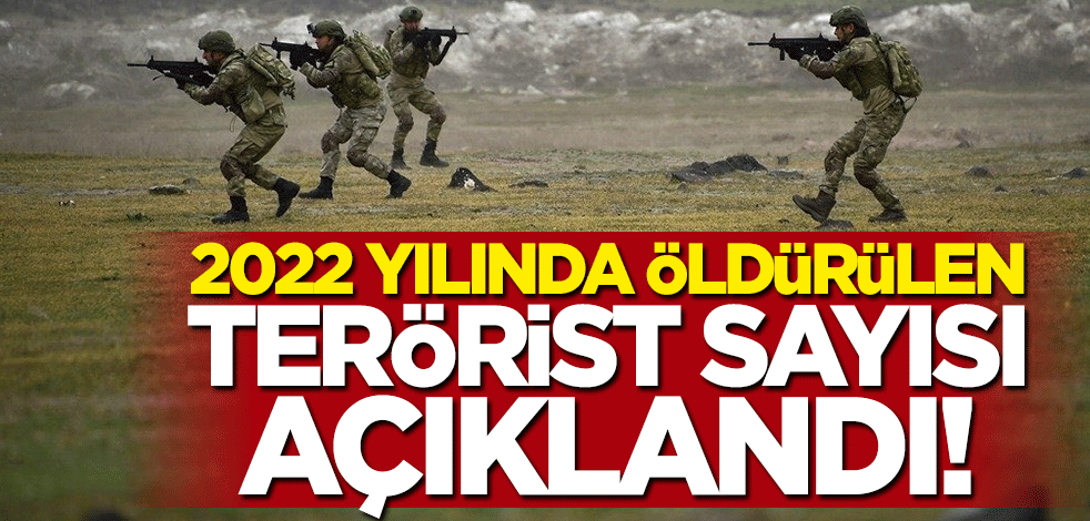 2022 yılında etkisiz hale getirilen terörist sayısı açıklandı