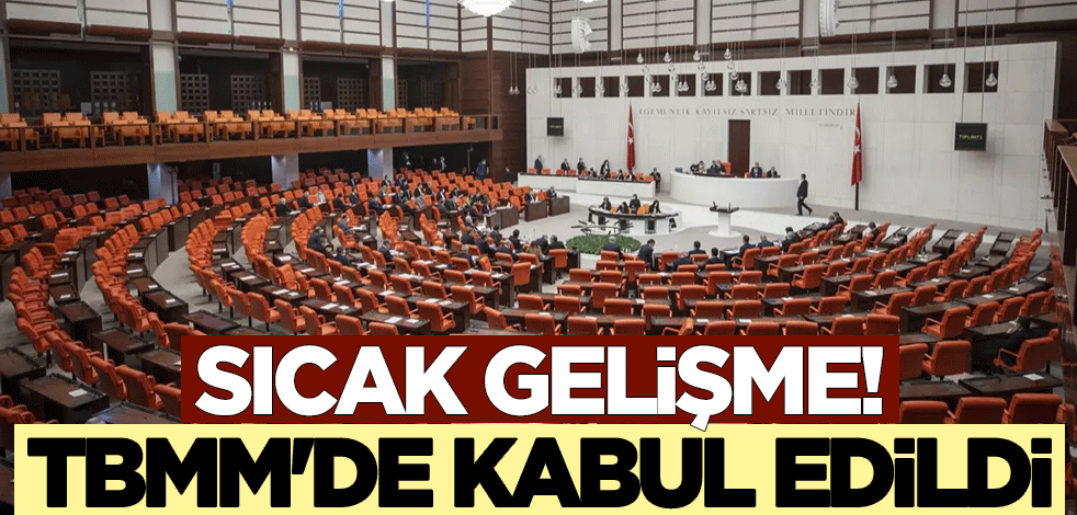 2024-2028 dönemini kapsayan 12. Kalkınma Planı TBMM Genel Kurulunda kabul edildi