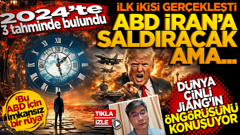 2024 yılında 3 tahminde bulundu! "ABD İran’a saldıracak ama… Dünya eğitimci Jiang Xueqin’in öngörüsünü konuşuyor. Bu ABD için imkansız bir rüya