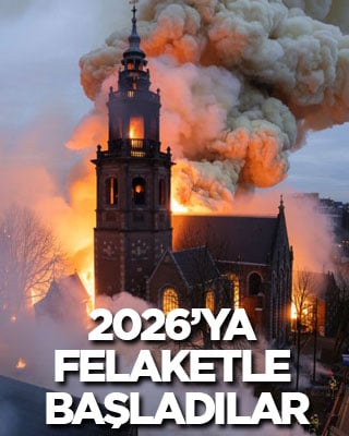 2026’ya felaketle başladılar! Onlarca yerde yangın çıktı, tarihi kilise kül oldu