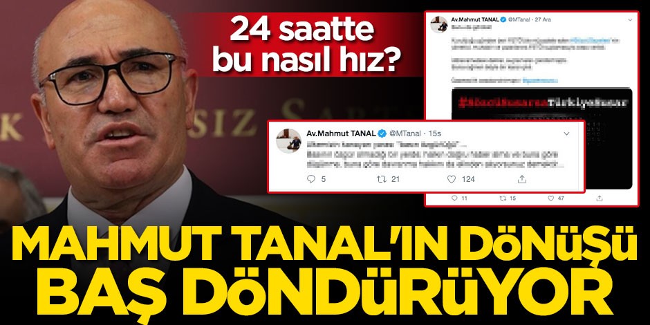 24 saatte bu nasıl hız? Mahmut Tanal'ın dönüşü baş döndürüyor