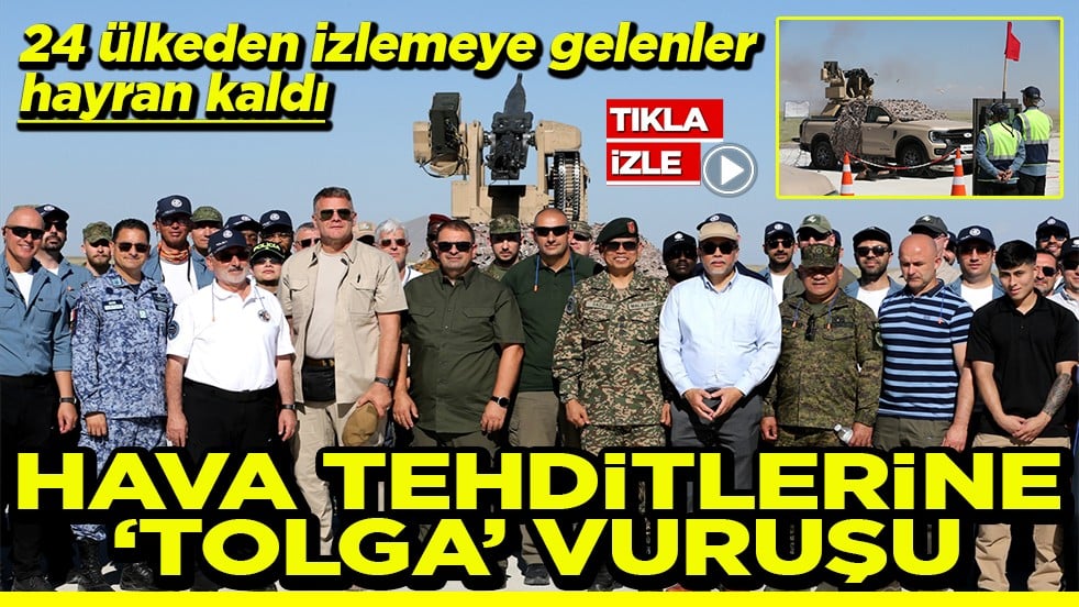24 ülkeden izlemeye gelenler hayran kaldı Hava tehditlerine Tolga vuruşu