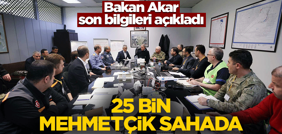 25 bin Mehmetçik sahada
