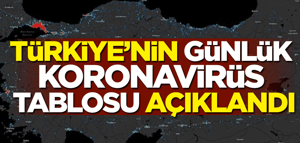 25 Eylül Türkiye'nin Günlük Koronavirüs Tablosu açıklandı