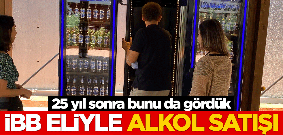 25 yıl sonra bunu da gördük: BELTUR'da alkol satışı!
