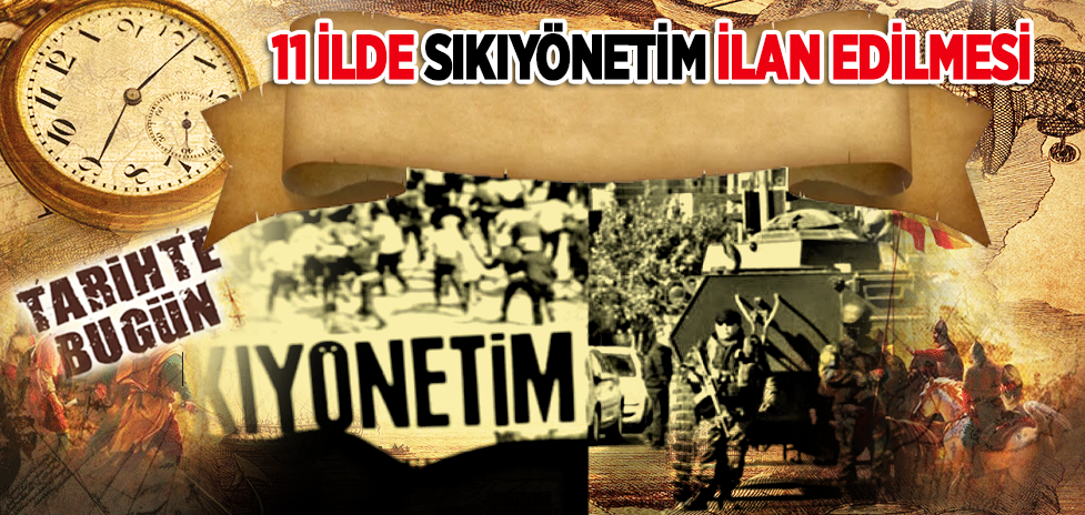 26 Nisan 1971: 11 İlde Sıkıyönetim İlan Edilmesi