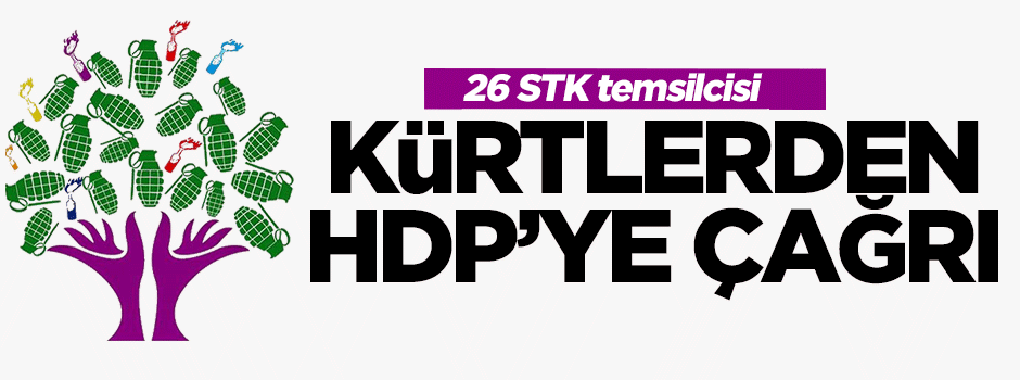 26 STK'dan HDP'ye çağrı