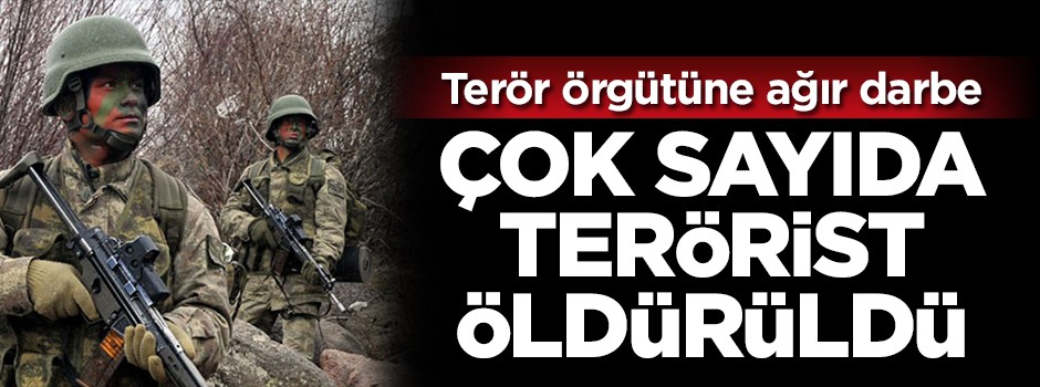 26 terörist etkisiz hale getirildi