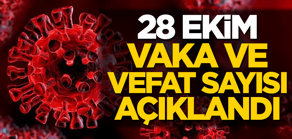28 Ekim koronavirüs verileri paylaşıldı