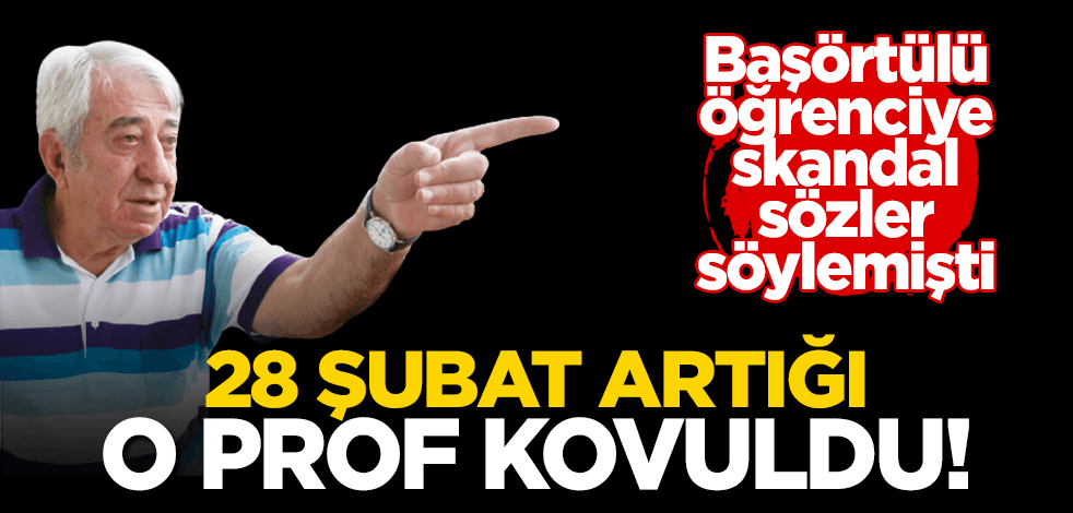 28 Şubat artığı Prof. Dr. Metin Kazancı kovuldu!
