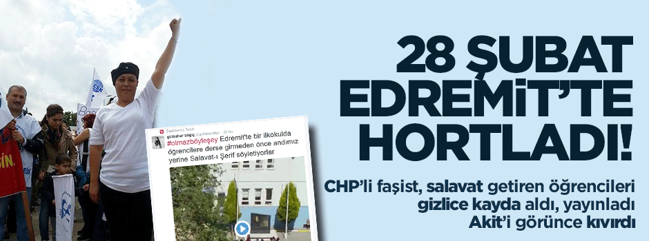 Salavat-ı Şerif’ten rahatsız olan CHP’li Bilgiç çark etti