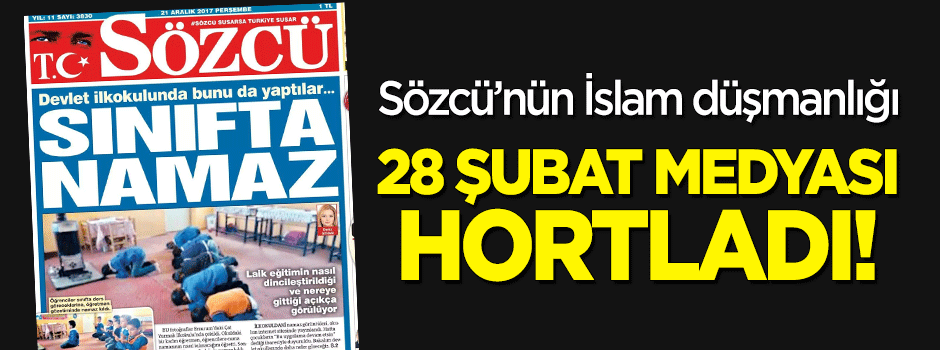 28 Şubat medyası hortladı!