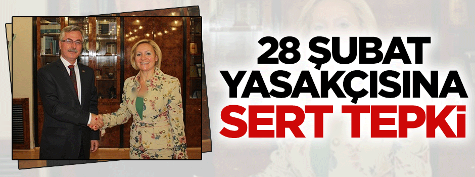 28 Şubat yasakçısı müdireye tepki