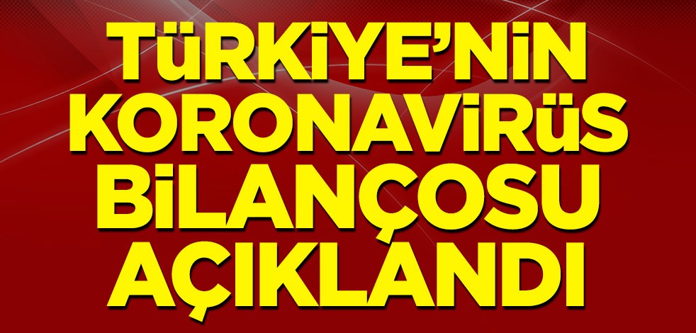 29 Ekim'e ait Türkiye'nin koronavirüs bilançosu açıklandı