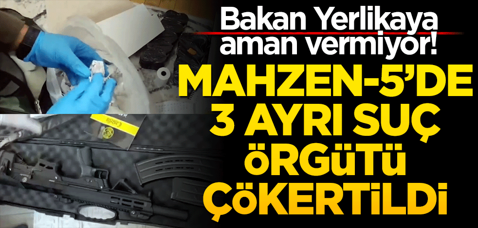 3 ayrı organize suç örgütü çökertildi