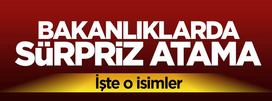3 bakanın yardımcısı belli oldu