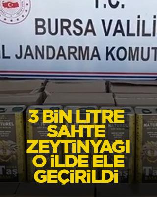 3 bin litre sahte zeytinyağı o ilde ele geçirildi