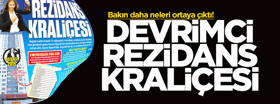 3 değil tam 15 rezidansı varmış!