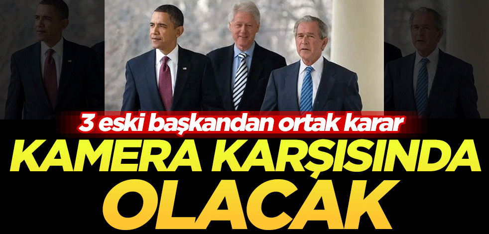 3 eski başkandan ortak karar! Kamera karşısında olacak
