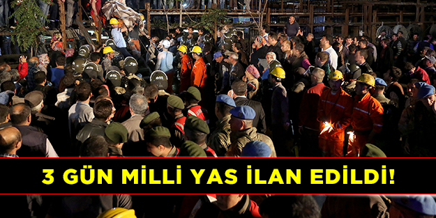 3 gün milli yas ilan edildi