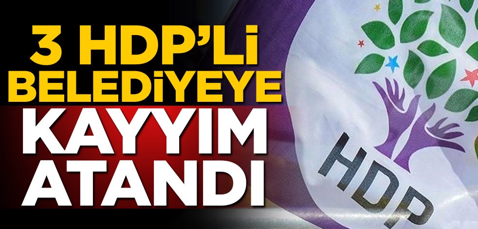 3 HDP'li belediyeye kayyım atandı