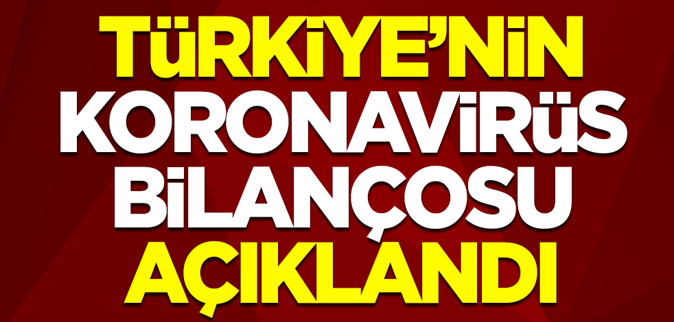 3 Kasım tarihine ait Türkiye'nin koronavirüs bilançosu açıklandı