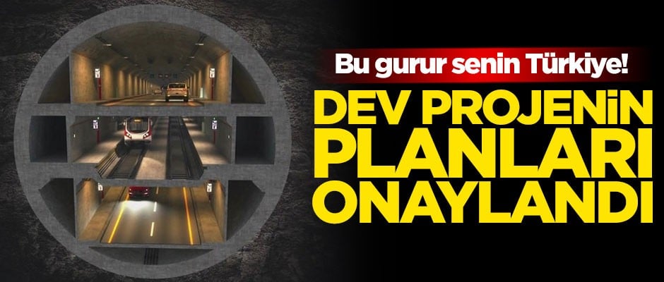 Dev projenin planları onaylandı