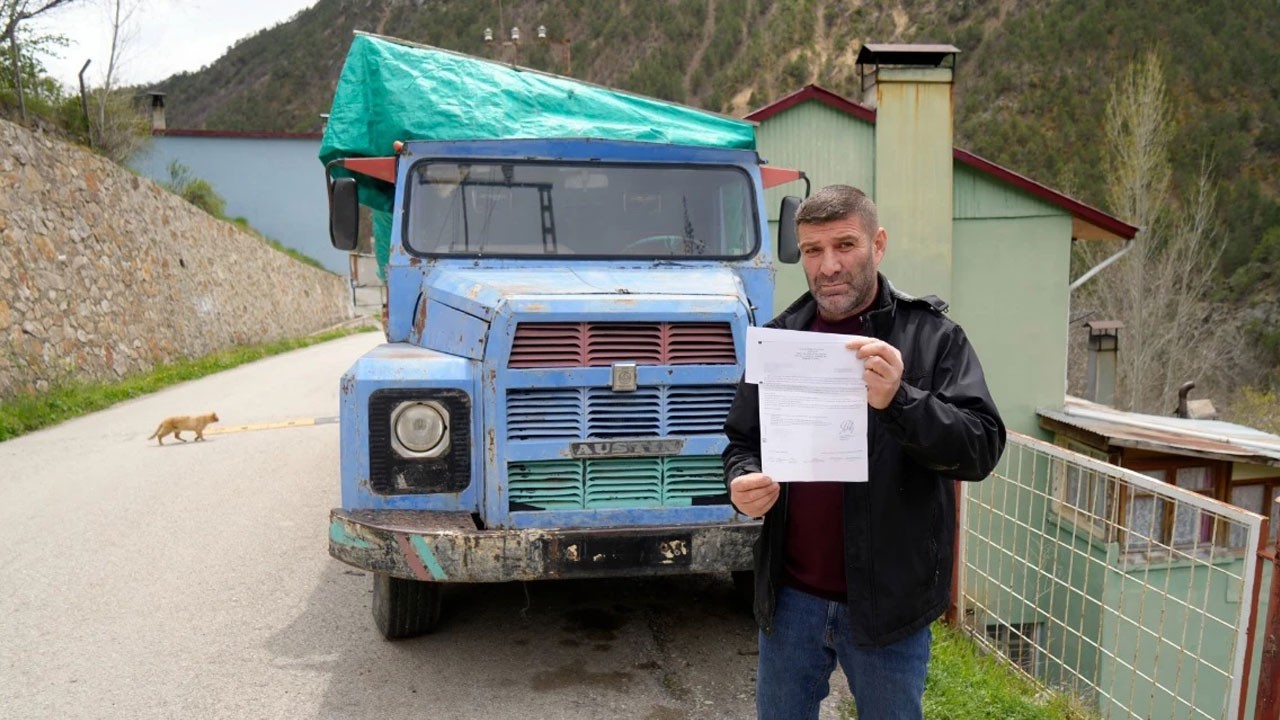 3 yıldır yerinden oynamayan araca köprü cezası!