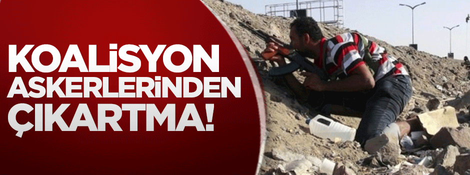 30 koalisyon askeri çıkartma yaptı