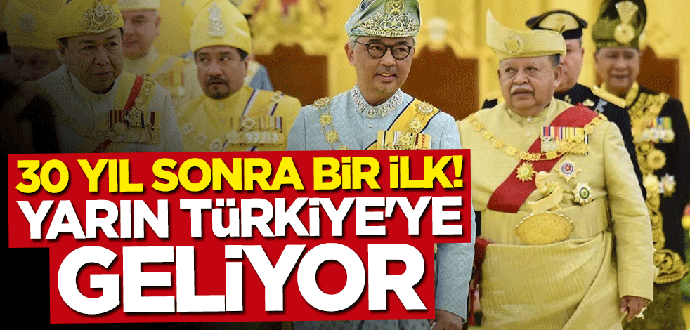 30 yıl sonra bir ilk! Yarın Türkiye'ye geliyor