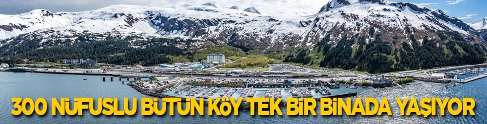 300 nüfuslu bütün köy tek bir binada yaşıyor
