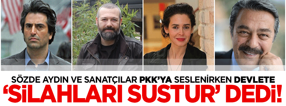 33 isimden devlete 'operasyonları durdur' çağrısı!