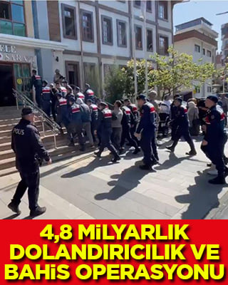 34 il merkezli ‘Dolandırıcılık ve Yasa Dışı Bahis' operasyonu 293 gözaltı
