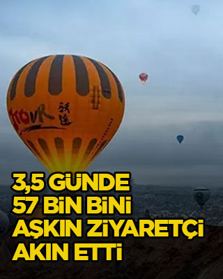 3,5 günde 57 bin bini aşkın ziyaretçi akın etti