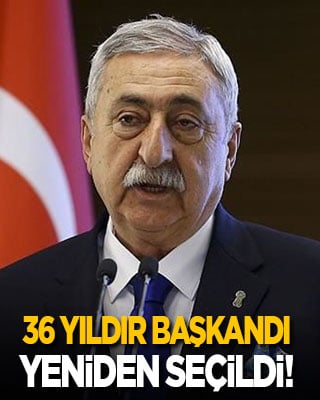 36 yıldır başkandı! Bendevi Palandöken yeniden seçildi